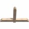 Ekena Millwork Eugene Smooth Timber Gable Bracket, Douglas Fir, 60"W x 38"H x 5 1/2"D x 5 1/2"F, 15/12 Pitch GBW060X38X0606EUG00SDF - alternate 2